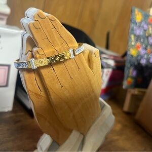 Louis Vuitton Two-Tone Gold & Silver Signature Bracelet